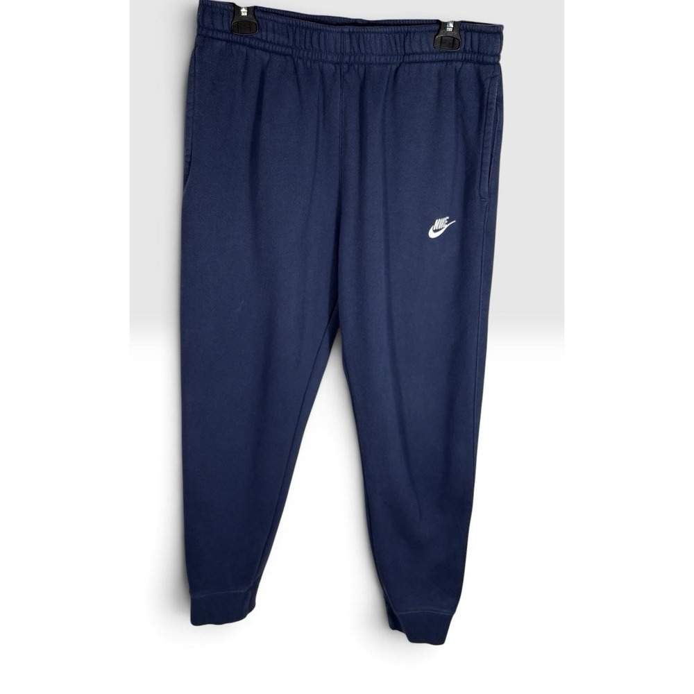 Nike Men's Sportswear Club Fleece Joggers Sweatpants Size Large Blue -2190